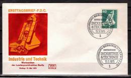 ALLEMAGNE  BERLIN  FDC 1975  Industrie Et Technique  Navette - Europe