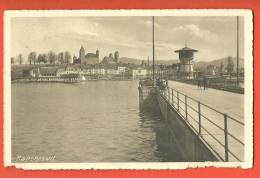 C1187 Rapperswil, Brücke.Circulé En 1917. Petit Défaut Bas à Gauche Et Droite. Verlag Metz - Rapperswil-Jona