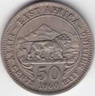 @Y@  East Afrika   50  Cent / 1/2 Shilling   1960   (C252) - South Africa