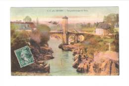64 - ORTHEZ -  Vue Panoramique Du Gave - N°468 C.C. - 1913 - Couleur - Orthez