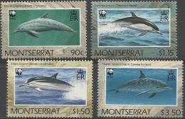 MONTSERRAT - 1990 Dolphins. Scott 753-6. MNH ** - Montserrat