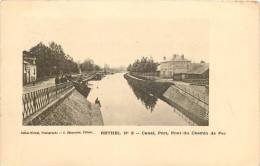 08 RETHEL N°2 CANAL PORT PONT DU CHEMIN DE FER  EDITION BEAUVARLET - Rethel