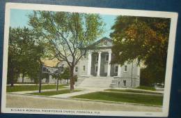 PENSACOLA.Memorial Presbyterian Church.Cpsm,voyagé,be - Pensacola