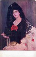 Ramon CASAS - Séviliana - Femme Et éventail   (50755) - Casas