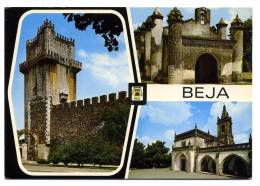 BEJA - Postal Com 3 Vistas - Beja