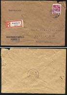 A1419) Bizone R-Brief Von Hamburg 24.5.1949 Nach Berlin M. EF Mi.94B - Cartas & Documentos