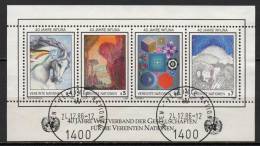 Nations Unies (Vienne) - Bloc Feuillet - 1986 - Yvert N° BF 3 - Hojas Y Bloques