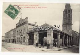 NEGREPELISSE - N° 824 - HALLE ET MAIRIE - Negrepelisse