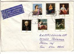 GOOD DDR Postal Cover To ESTONIA 1977 - Good Stamped: Art - Cartas & Documentos