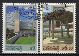 Nations Unies (Vienne) - 1998 - Yvert N° 265 & 266  - Série Courante - Oblitérés