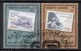 Nations Unies (Vienne) - 1997 - Yvert N° 255 & 256  - Hommage à La Philatélie - Used Stamps