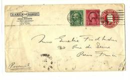 ETATS-UNIS – NEW-YORK  Obl. Méc. JAN.26-1925 S. E.P. ENV. 2cts. + Yv.N°228/1ct. + 229/2ctsV°- Arr. T.04 « PA - Postal History