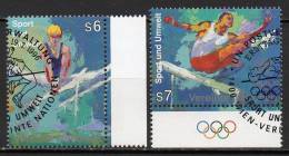 Nations Unies (Vienne) - 1996 - Yvert N° 234 & 235  - Sport Et Environnement - Used Stamps