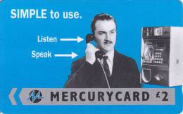 Mercury, MER412, Harry Enfield - Simple (Reprint), 2 Scans.   35MERA - Mercury Communications & Paytelco