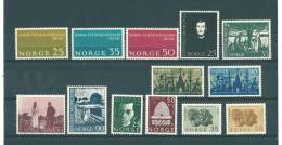 Norvège: 462/ 472 + 475/ 476 ** - Unused Stamps