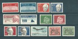 Norvège: 415/ 427 ** - Unused Stamps