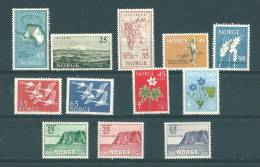 Norvège: 371/ 378 + 394/ 397 ** - Unused Stamps