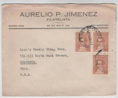 Argentina Cover Sent To USA 4-12-1940 - Luftpost
