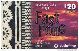 Fiji, $20, Vodafone, Fast Fone, 2 Scans. - Fiji