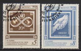 Nations Unies (Vienne) - 1991 - Yvert N° 129 & 130 - Used Stamps