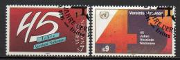 Nations Unies (Vienne) - 1990 - Yvert N° 110 & 111 - Gebraucht