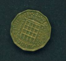 GREAT BRITAIN  -  1960  3 Pence  Circulated As Scan - Autres & Non Classés