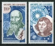 1973 Isole Comore Copernico Hansen Personaggi Characters Caractéres Set MNH** Fo52 - Nuovi