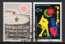 Nations Unies (Vienne) - 1989 - Yvert N° 94 & 95 - Gebraucht