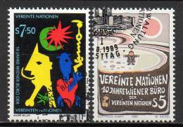 Nations Unies (Vienne) - 1989 - Yvert N° 94 & 95 - Gebruikt
