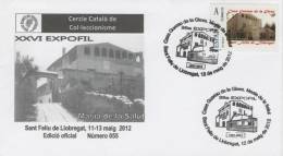 SPAIN. POSTMARK CASA GUERAU DE LA GLEVA. MASIA DE LA SALUT. SANT FELIU DE LLOBREGAT 2012. "TU SELLO" - Macchine Per Obliterare (EMA)