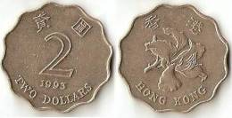 Hongkong  2 Dollars  1993 - Hong Kong