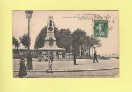 *  CPA ..( 50 )..CHERBOURG : Monument  élevé à La Mémoire  Des Soldats Et Marins  Morts Aux Colonies  -  ( 2 Scans ) - Monuments Aux Morts