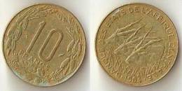 Central African States 10 Francs 1984 - Autres – Afrique