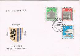 0552. Carta BEIERFELD (Alemania DDR) 1963. Leipziger Herbstmesse - Briefe U. Dokumente