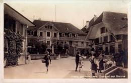 HERZOGENBUCHSEE : GASTHOF ZUR SONNE / HOTEL DU SOLEIL Et MAGASIN J. BÜHLER - ANNÉE ~ 1930 (n-101) - Herzogenbuchsee