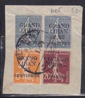 GRAND LIBAN AVEC PAIRE N° 6 + N° 2 + N° 8 SUR FRAGMENT OBL - Altri & Non Classificati