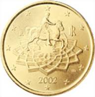 ITALIA 50 Cent - 0,50 Euro 2002 - UNC NEW NEUF From Roll - Italy