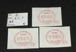 Kuba    ATM Frama    Michel Nr:   2  ** MNH Postfrisch  #3165 - Franking Labels