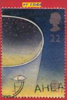 1991 - Europe - Grande-Bretagne - J.M. Folon - Partie Droite D'un Ensemble De 2 Timbres - 22 P. Avec Oeil Lune - - Usados