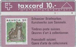 Telecard - Carte Téléphone : Timbres Poste Suisses  10.- - Schweiz