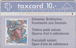 Telecard - Carte Téléphone : Timbres Poste Suisses  10.- - Schweiz