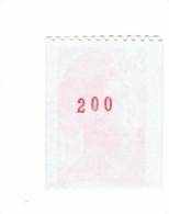 Liberté 2,00 Yvert 2277a, Chiffre 200, ** - Coil Stamps