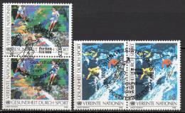 Nations Unies (Vienne) - 1988 - Yvert N° 85 & 86 - Oblitérés