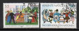 Nations Unies (Vienne) - 1987 - Yvert N° 75 & 76 - Gebraucht