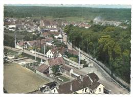 Saint-Georges-Motel (27):  Vue Aérienne Au Niveau De La "patte D'oie" En 1960. - Saint-Georges-Motel