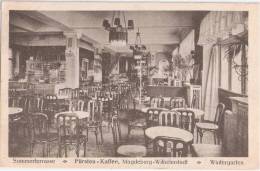 Magdeburg Wilhelmstadt Fürsten Kaffee Sommerterrasse Wintergarten 3.9.1922 Gelaufen - Magdeburg