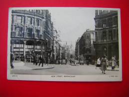 CPSM PHOTO ANGLETERRE  NEW STREET BIRMINGHAM   ANIMEE VOYAGEE  1960  TIMBRE - Birmingham