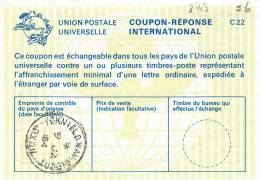 8743# GREAT BRITAIN COUPON REPONSE INTERNATIONAL Obl TOKNIELD WAY DIDCOT OXON 1984 UNION POSTALE INTERNATIONALE - Briefe U. Dokumente