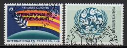 Nations Unies (Vienne) - 1986 - Yvert N° 62 & 63 - Oblitérés