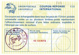 8753# UNITED STATES COUPON REPONSE INTERNATIONAL Obl COPIAGUE NY 1978 42 Cents REPLY COUPON UNIVERSAL POSTAL UNION - Brieven En Documenten